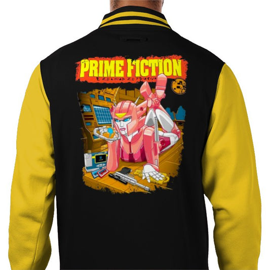 Transformers x Pulp Fiction - Prime Fiction Varsity Jacket