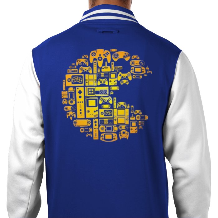 Pac-Man - Collage Varsity Jacket
