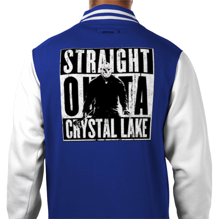 Friday 13th - Straight Outa Crystal Lake Varsity Jacket