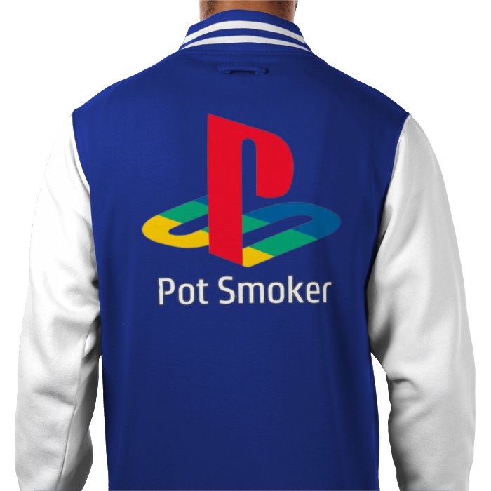 PlayStation Parody Pot Smoker Varsity Jacket