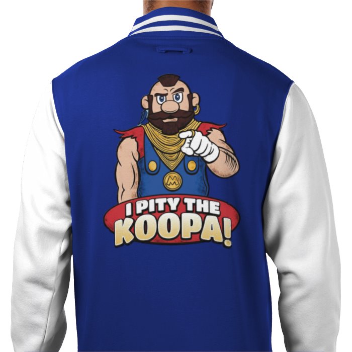Super Mario x The A Team - I Pity The Kuppa Varsity Jacket