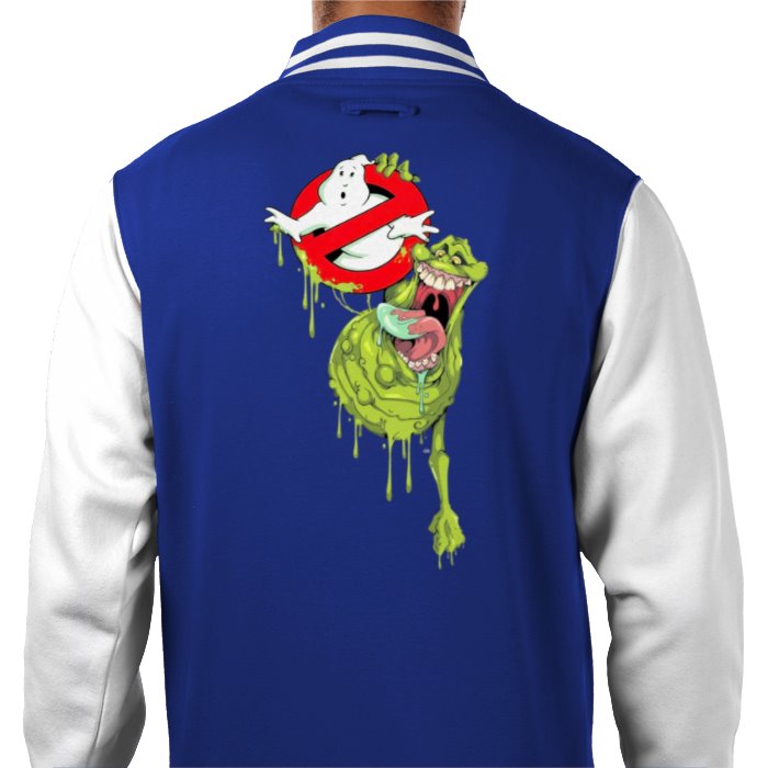 Ghostbusters - Slimer & Logo Varsity Jacket
