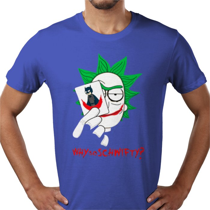 Rick & Morty & Batman - Why So Schwifty T-shirt