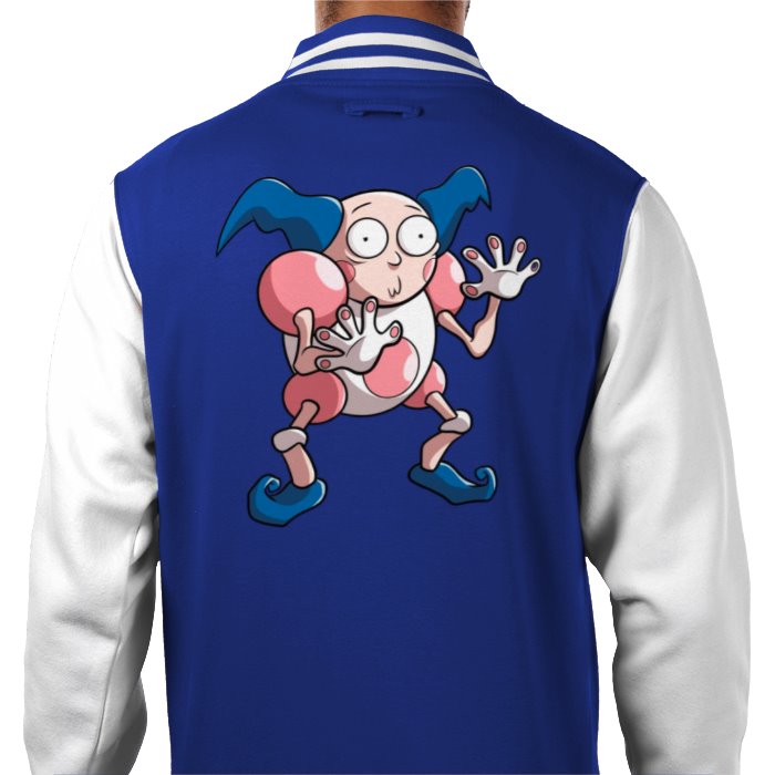 Rick & Morty & Pokémon - Mr Mime Varsity Jacket