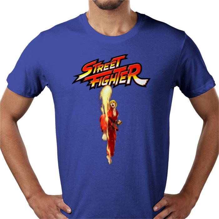 Street Fighter — Ken Dragon Punch T-Shirt