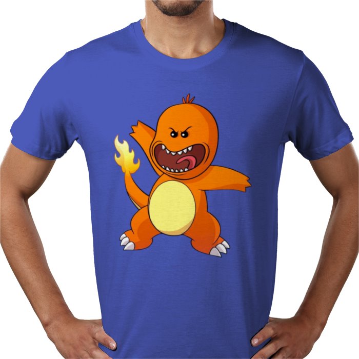 Rick & Morty & Pokémon - Charmander T-shirt