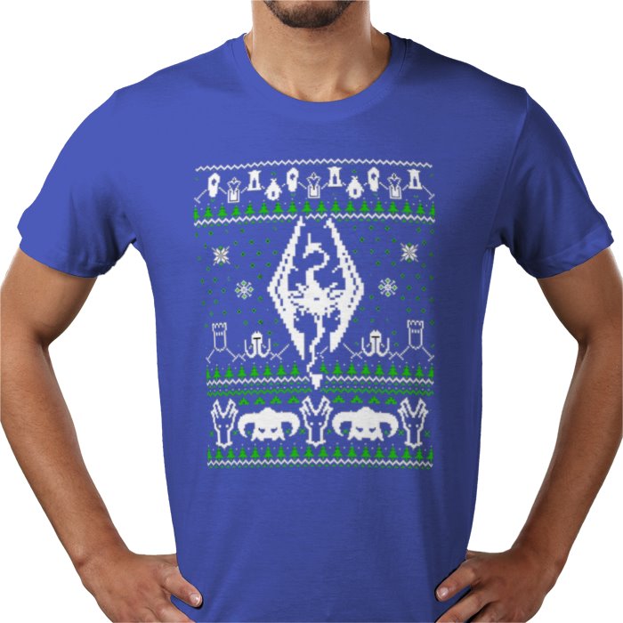 Ugly Jumper Style - Skyrim Christmas T Shirt