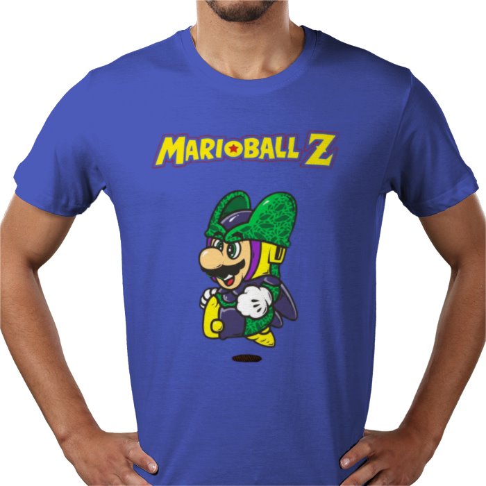 Super Mario x Dragon Ball Z Marioball Z T-Shirt | Gaming Anime Mashup Tee