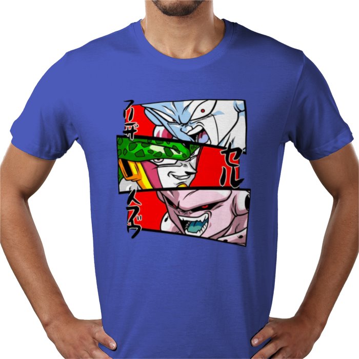 Dragon Ball Z Faces of Evil T-Shirt | DBZ Villains Anime Tee