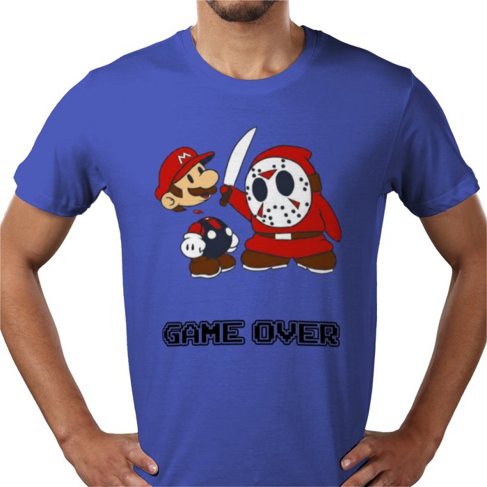 Super Mario T-Shirt | Game Over Retro Gaming Graphic Tee