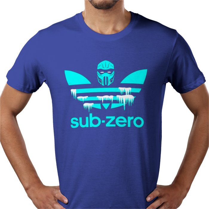 Mortal Kombat x Adidas — Sub-Zero Theme T-Shirt