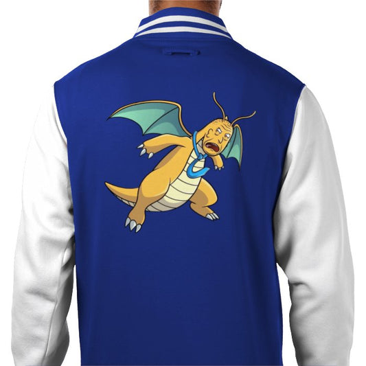 Rick & Morty & Pokémon - Dragonite Varsity Jacket