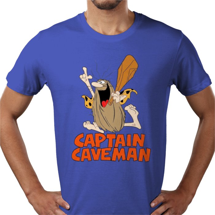 Captain Caveman Theme T-shirt