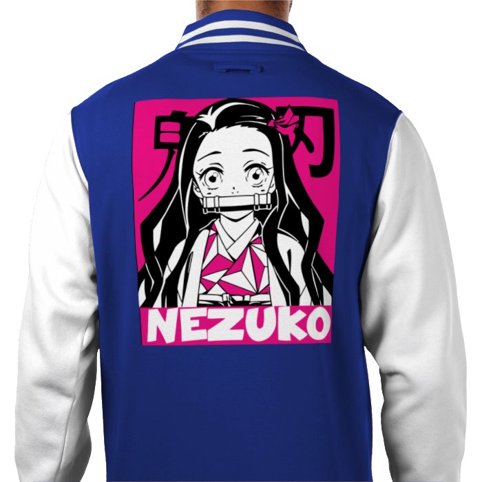 Demon Slayer - Nezuko Theme 3 Varsity Jacket