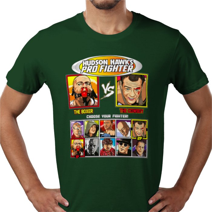 Bruce Willis - Pulp Fiction VS Die Hard T-shirt