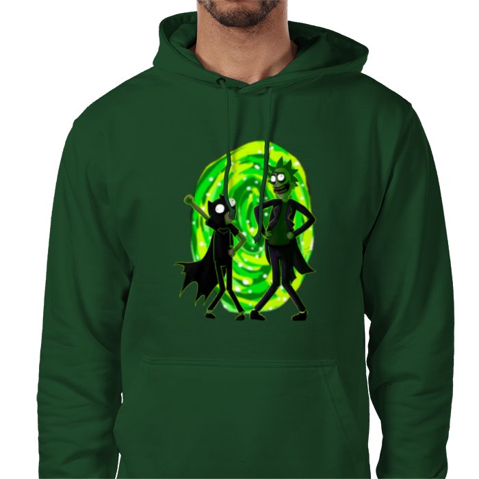 Rick & Morty x Batman - Portal Pose Value Hoodie