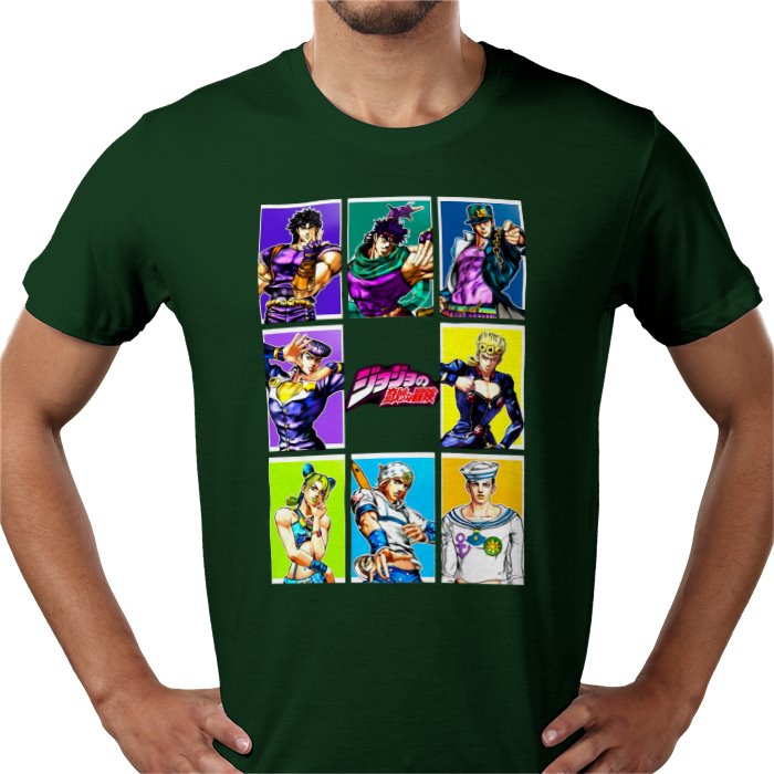 JoJo's Bizarre Adventure - Grid Collage T-Shirt