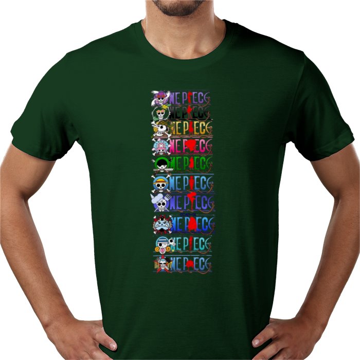 One Piece Stacked Logo T-Shirt | Grand Line Anime Tee