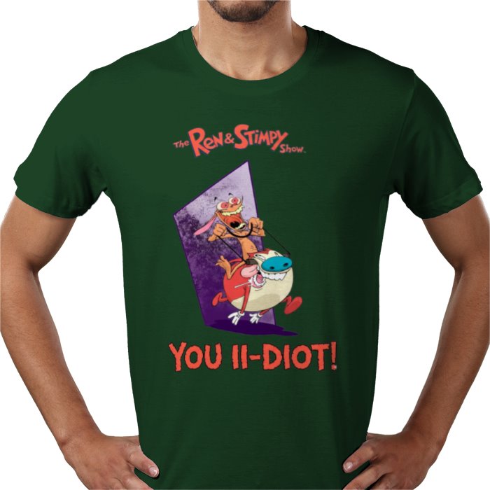 Ren & Stimpy - You Ii-diot T-shirt