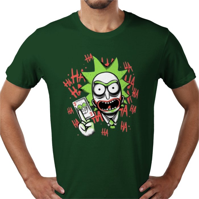 Rick & Morty & Batman - Laughing Rick T-shirt