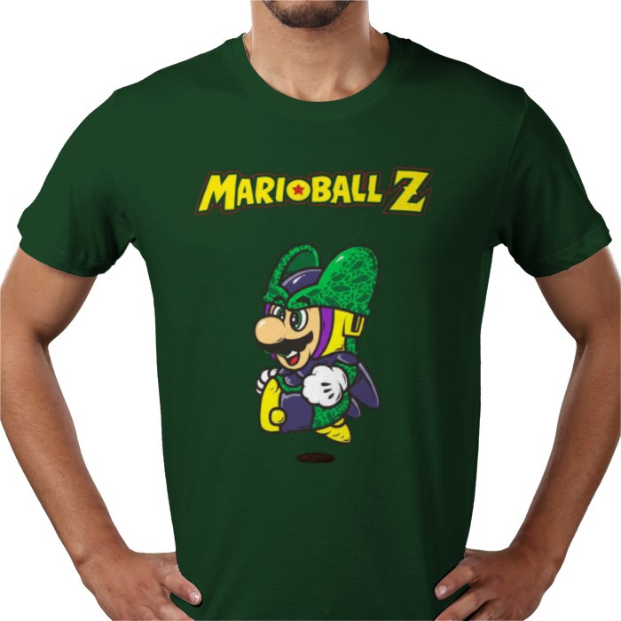 Super Mario x Dragon Ball Z Marioball Z T-Shirt | Gaming Anime Mashup Tee