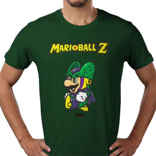 Super Mario x Dragon Ball Z Marioball Z T-Shirt | Gaming Anime Mashup Tee