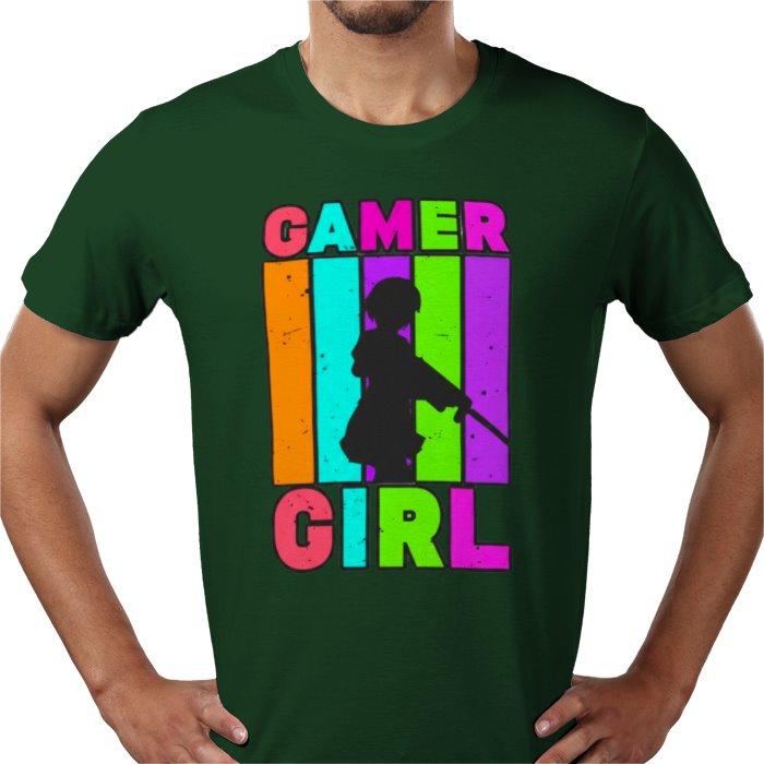 Gamer Girl T-Shirt | Female Gaming Graphic Tee