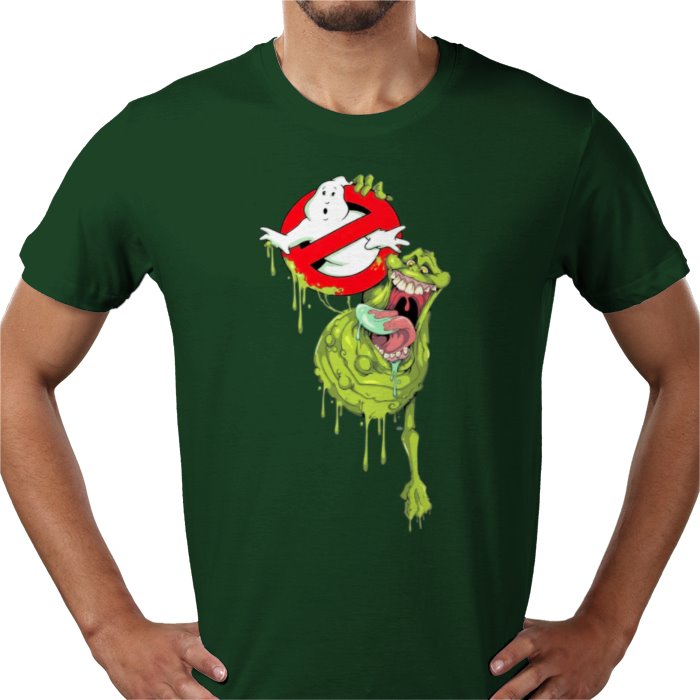 Ghostbusters - Slimer & Logo T-shirt