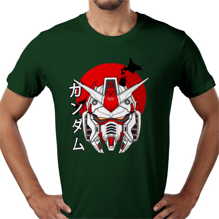 Gundam Wing - RX 78 5 Head T-Shirt