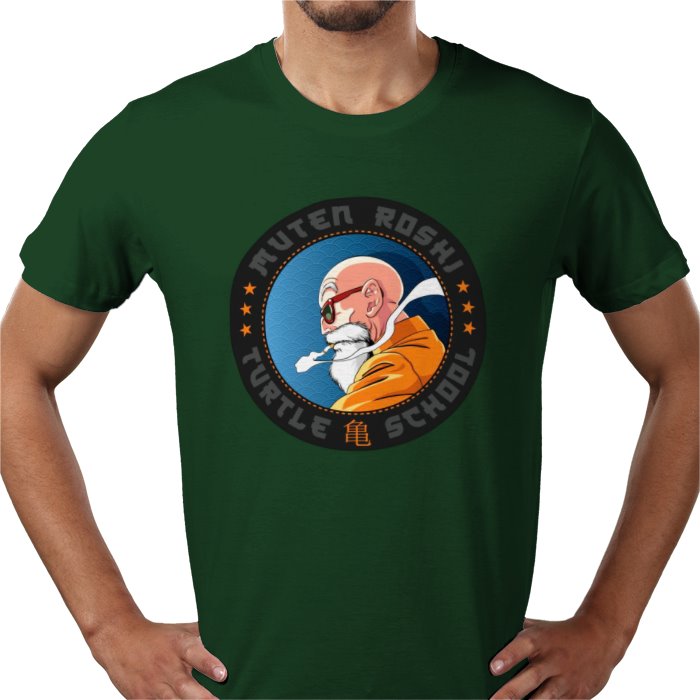 Dragon Ball Z Roshi Badge T-Shirt | Turtle Hermit Anime Tee