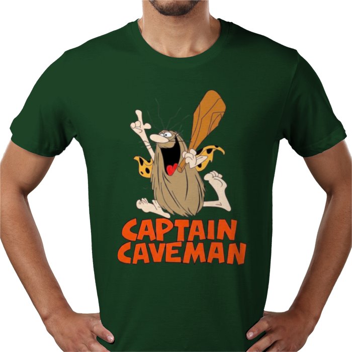 Captain Caveman Theme T-shirt