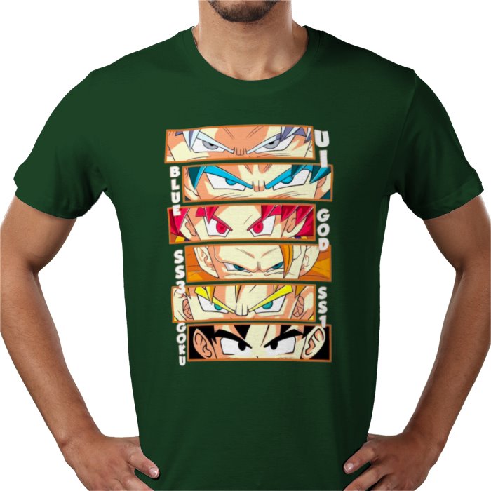 Dragon Ball Z Goku Eyes T-Shirt | Super Saiyan Anime Tee