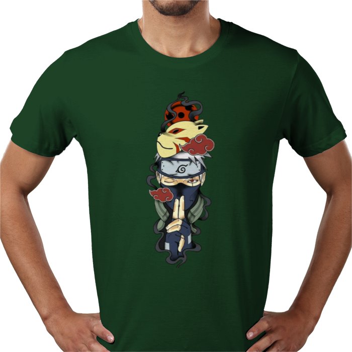 Naruto Kakashi Theme T-Shirt | Copy Ninja Anime Tee