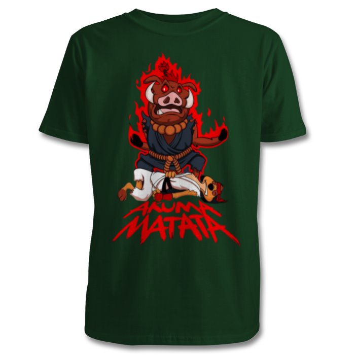 Timone & Pumba & Street Fighter - Akuma Matata T-shirt