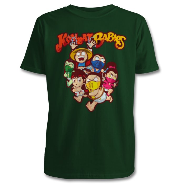 Mortal Kombat Kombat Babies T-Shirt | Chibi MK Gaming Graphic Tee