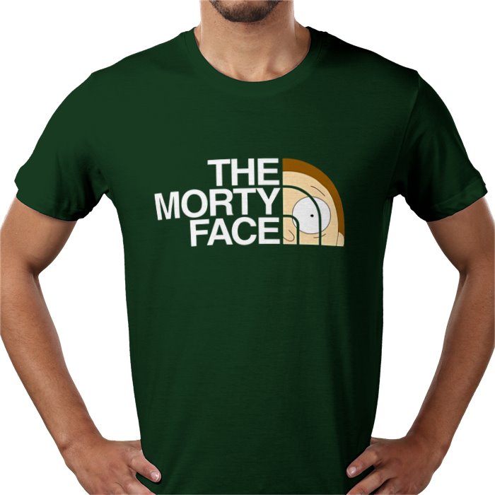Rick & Morty x The North Face Parody - The Morty Face T-Shirt