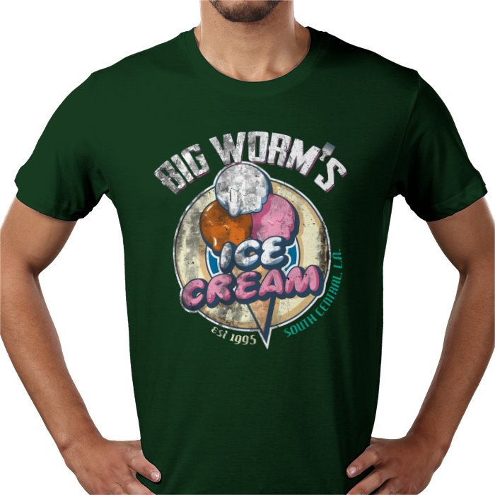 Friday - Big Worms Ice Cream T-Shirt
