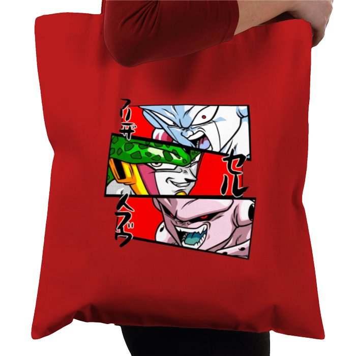 Dragonball Z - Villain Faces Tote Bag