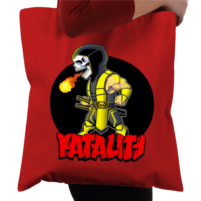 Mortal Kombat - Scorpion Fatality Tote Bag