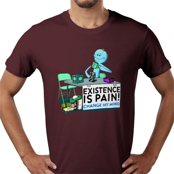 Rick & Morty - Life is Pain... Change My Mind T-Shirt