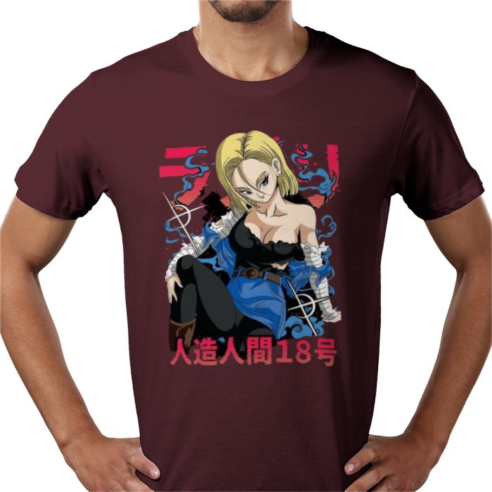 Dragon Ball Z Raunchy Android 18 T-Shirt | Android 18 DBZ Anime Tee