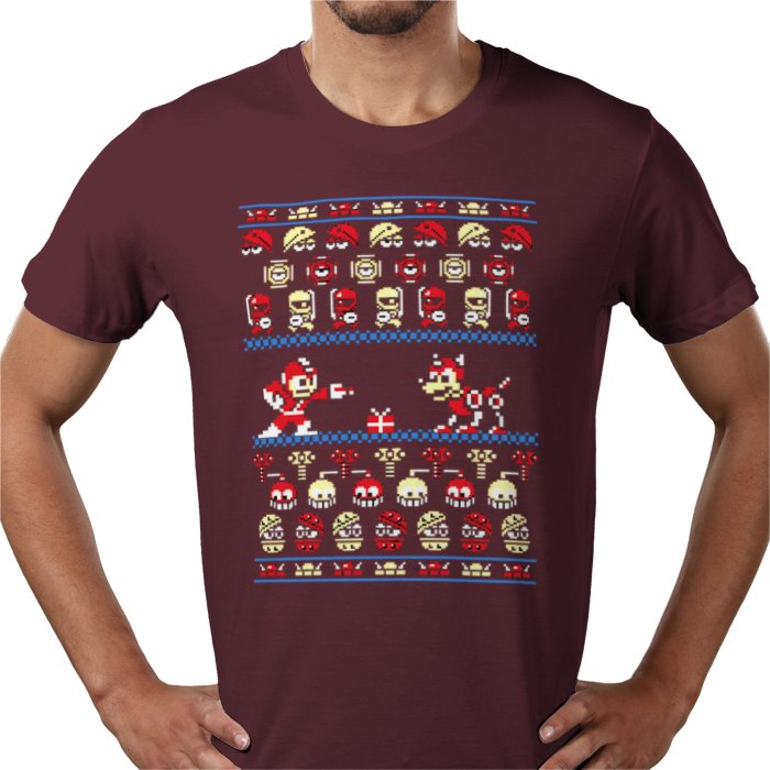 Ugly Jumper Style - Mega Man Christmas T Shirt