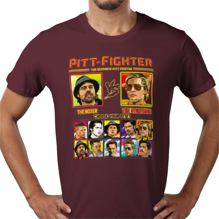Brad Pitt - Boxer vs Stuntman T-shirt