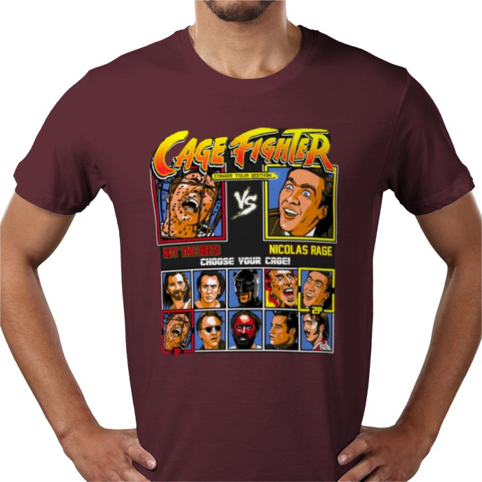 Nicholas Cage & Street Fighter - Cage Fighter T-shirt