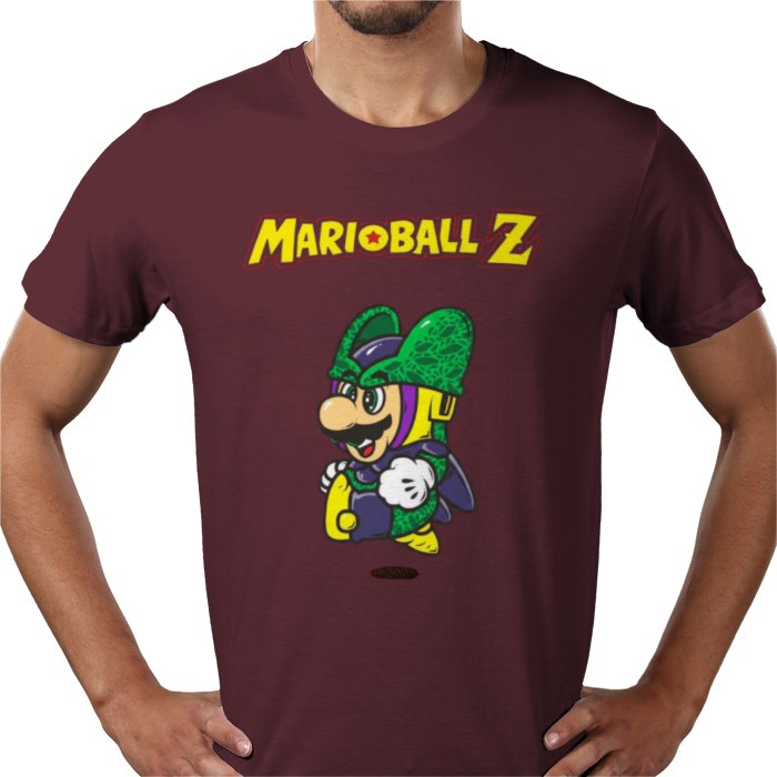 Super Mario x Dragon Ball Z Marioball Z T-Shirt | Gaming Anime Mashup Tee