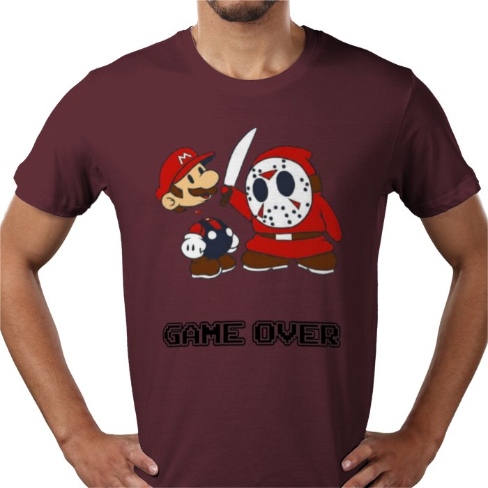 Super Mario T-Shirt | Game Over Retro Gaming Graphic Tee