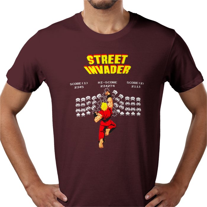 Street Fighter x Space Invaders — Street Invader T-Shirt