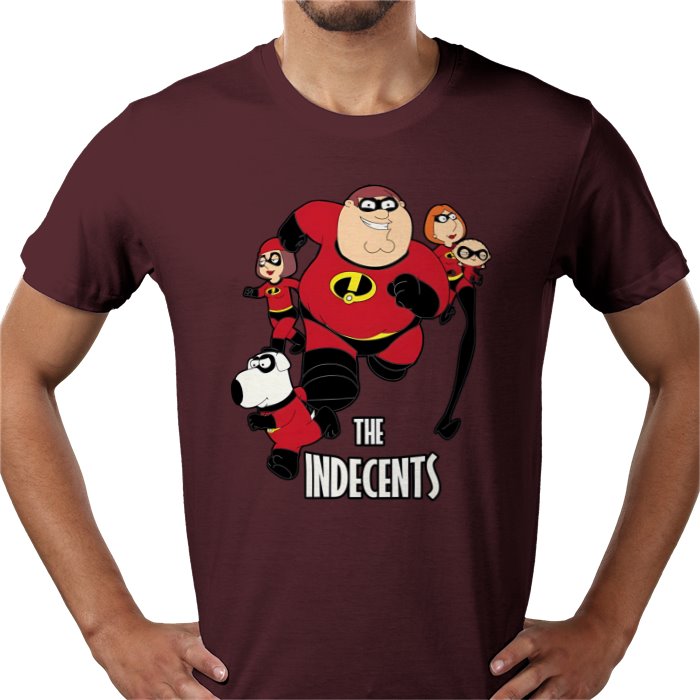 Family Guy x The Incredibles Parody - The Indecents T-Shirt