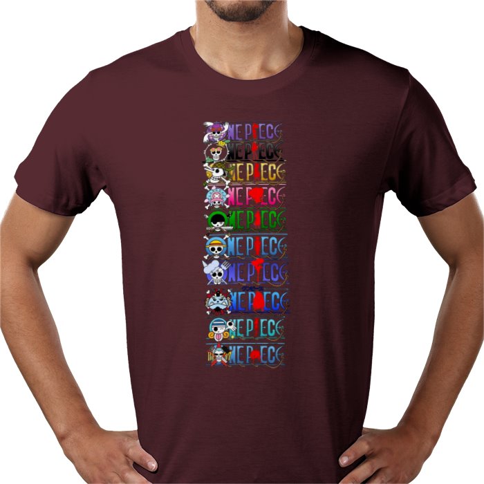 One Piece Stacked Logo T-Shirt | Grand Line Anime Tee