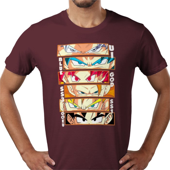 Dragon Ball Z Goku Eyes T-Shirt | Super Saiyan Anime Tee